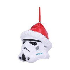 Stormtrooper Santa Hat Hanging Ornament 8.3cm / Fan Shop and Merchandise