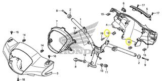 Κλίπς Πλαστικών Honda ANC.125 Mode 90302-KWW-A00