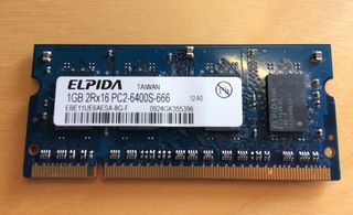 Πωλείται RAM 1GB SO DIMM DDR2 800MHz ELPIDA