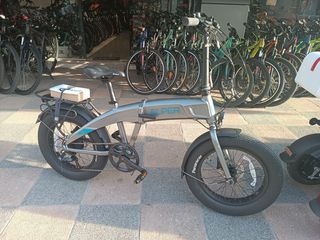 Fat Bikes 2025 Alper Road 20″ Γκρι Ηλεκτρικό Ποδήλατο Πόλης με 9 Ταχύτητες-thumb-1