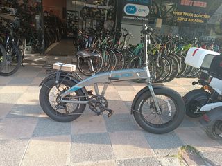Fat Bikes 2025 Alper Road 20″ Γκρι Ηλεκτρικό Ποδήλατο Πόλης με 9 Ταχύτητες-thumb-2