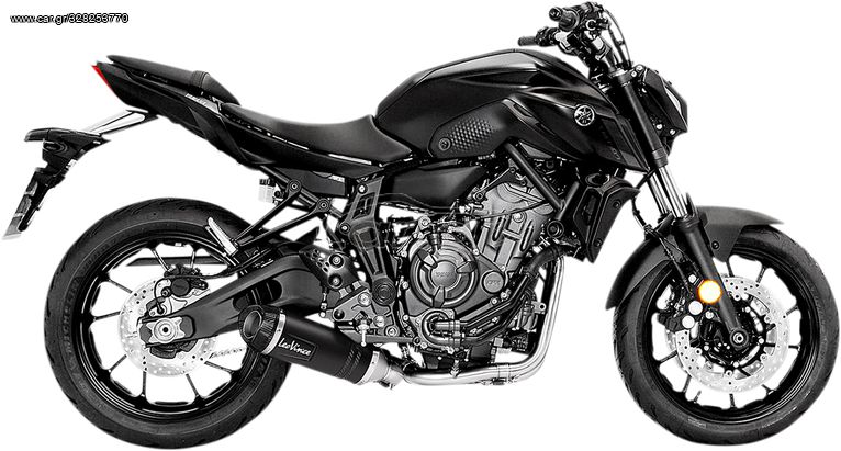 ΟΛΟΣΩΜΗ ΕΞΑΤΜΙΣΗ LEOVINCE LV ONE BLACK YAMAHA MT-07 '21-'22