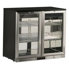Βιτρίνα Συντήρησης Back Bar με Ανοιγόμενες Πόρτες 202lt 90x53x83,5cm Klimaitalia S 185 XH