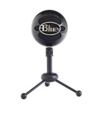 Blue - Microphone Snowball Gloss Black / PC