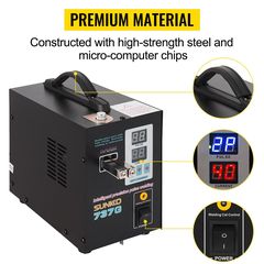 Sunko 737g Pulse Spot Welder 220v 1.5kw Battery Welding Machine W/ Nickel Strip-thumb-1