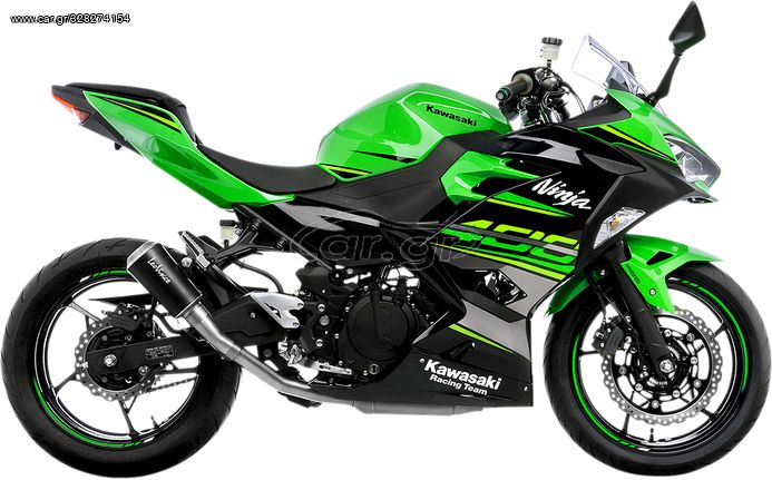 ΕΞΑΤΜΙΣΗ LEOVINCE LV-10 BLACK KAWASAKI NINJA 400 / Z400