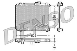 Ψυγείο νερού & εξαρτήματα DENSO DRM47001