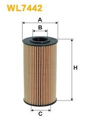 Φίλτρο λαδιού WIX FILTERS WL7442