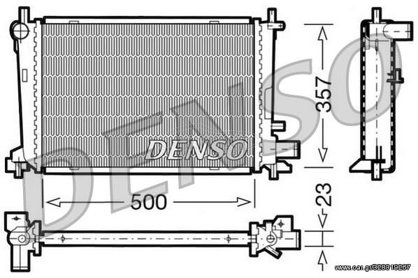 Ψυγείο νερού & εξαρτήματα DENSO DRM10038