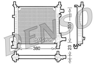 Ψυγείο νερού & εξαρτήματα DENSO DRM10061