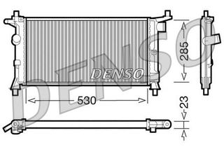 Ψυγείο νερού & εξαρτήματα DENSO DRM20037