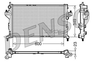 Ψυγείο νερού & εξαρτήματα DENSO DRM20045