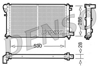 Ψυγείο νερού & εξαρτήματα DENSO DRM21004