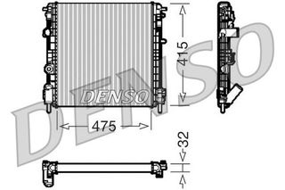 Ψυγείο νερού & εξαρτήματα DENSO DRM23014