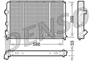 Ψυγείο νερού & εξαρτήματα DENSO DRM23050