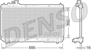 Ψυγείο νερού & εξαρτήματα DENSO DRM50061