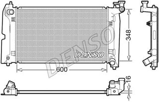 Ψυγείο νερού & εξαρτήματα DENSO DRM50110