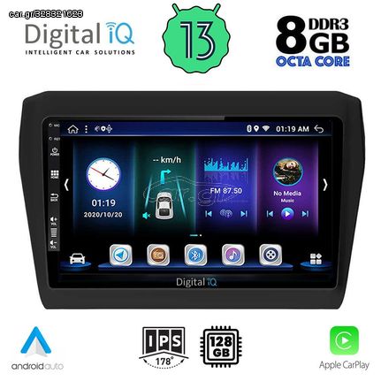 DIGITAL IQ BXD 8686_CPA (9inc) MULTIMEDIA TABLET OEM SUZUKI SWIFT mod. 2017>