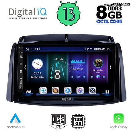 DIGITAL IQ BXD 8551_CPA (9inc) MULTIMEDIA TABLET OEM RENAULT KOLEOS mod. 2006-2016