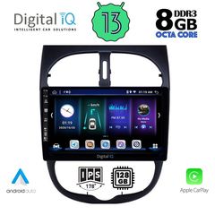 DIGITAL IQ BXD 8506_CPA (9inc) MULTIMEDIA TABLET OEM PEUGEOT 206 mod. 1998-2006