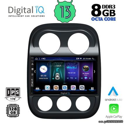 DIGITAL IQ BXD 8277_CPA (10inc) MULTIMEDIA TABLET OEM JEEP COMPASS - PATRIOT mod. 2007-2016