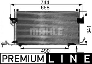 Συμπυκνωτής AC MAHLE AC341000P