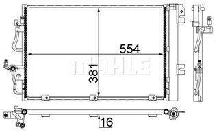 Συμπυκνωτής AC MAHLE AC377001S