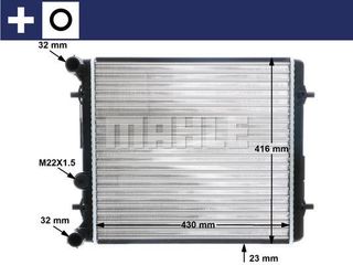 Ψυγείο νερού & εξαρτήματα MAHLE CR367000S