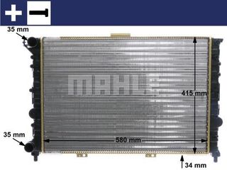 Ψυγείο νερού & εξαρτήματα MAHLE CR518000S