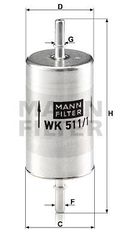 Φίλτρο καυσίμων MANN-FILTER WK5111