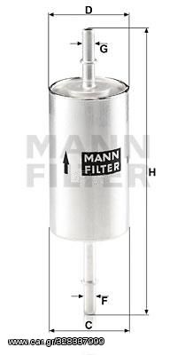 Φίλτρο καυσίμων MANN-FILTER WK5121