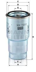 Φίλτρο καυσίμων MANN-FILTER WK7202x