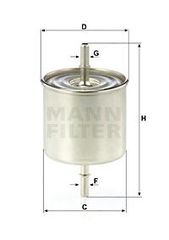 Φίλτρο καυσίμων MANN-FILTER WK8046