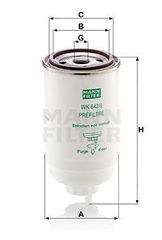 Φίλτρο καυσίμων MANN-FILTER WK8426