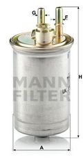 Φίλτρο καυσίμων MANN-FILTER WK8537