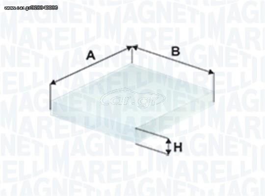 Φίλτρο αέρα εσωτερικού χώρου MAGNETI MARELLI 350203063220