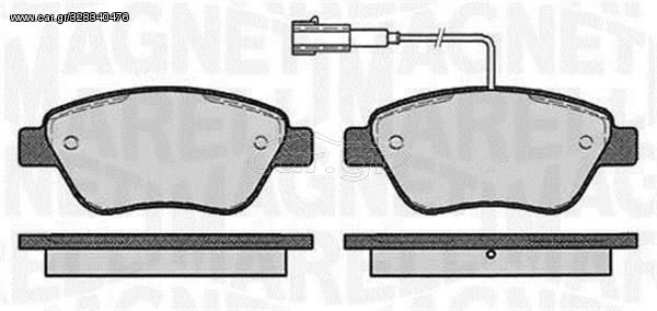 Σετ τακάκια εμπρός MAGNETI MARELLI 363916060126