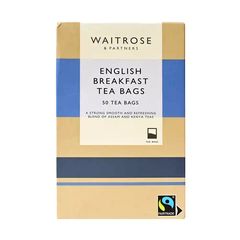 Τσάι Μαύρο Waitrose English Breakfast 50 Tea Bags