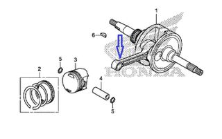 Μπιέλα Κομπλέ Γιά Στρόφαλο KWN Honda Vario.125 06381-KZR-900