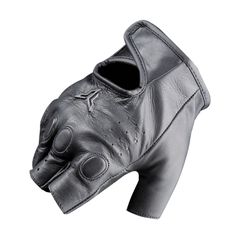 Γάντια μηχανής Nordcode Raw Real Leather μαύρα-thumb-1