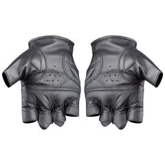 Γάντια μηχανής Nordcode Raw Real Leather μαύρα-thumb-2
