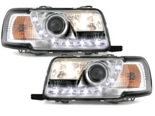 Μπροστά Φανάρια για Audi 80 B4 Limo Avant (1991-1994) LED DRL Look Chrome