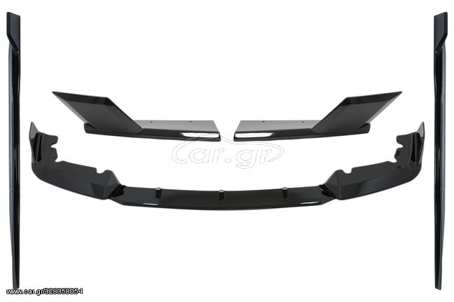 Aero Body Kit Lip Spoiler & Πίσω Splitter για BMW F95 X5M Competition (2018-up) Piano Black