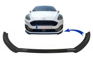 Μπροστινό Spoiler Lip για Ford Fiesta Mk8 ST / ST-Line (2017-2021) Piano Black