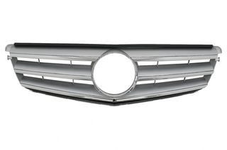 Μπροστινή Μάσκα για Mercedes C-Class W204 S204 Limousine Station Wagon (2007-2014) Sport Silver
