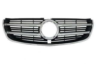 Κεντρική Μάσκα για Mercedes V-Class W447 (2014-03.2019) Black Chrome