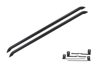 Σκαλοπάτια πλαϊνά Side Steps Side Tubes για VW T5 Transporter Multivan Caravelle T5 T5.1 SWB Facelift (2003-2015) Sportline Design Black