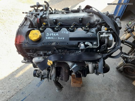 ΚΙΝΗΤΗΡΑΣ FIAT SEDICI ΚΑΙ SUZUKI SX4 1.9DIESEL ΜΕ ΚΩΔ. D19AA