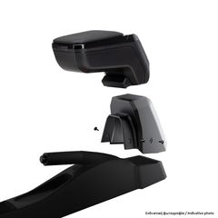 Κονσόλα Χειροφρένου Τεμπέλης Με Βάση Armster 2 Για Fiat Sedici 06-14 / Suzuki SX4 06-14 Μαύρο Χρώμα Σετ 2  Τεμάχια