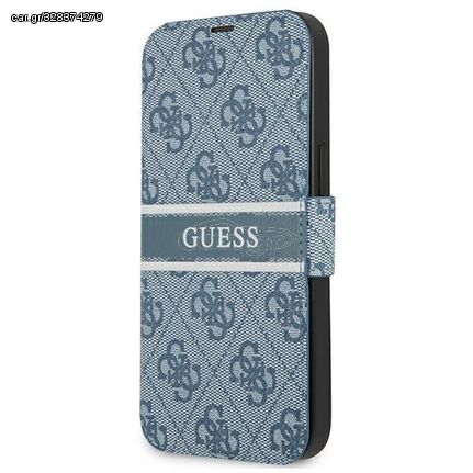 Guess GUBKP13S4GDBL iPhone 13 mini 5.4 blue / blue book 4G Stripe